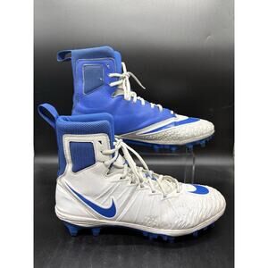 Nike Force Savage Elite TD Blue White Football Cleats Shoes 880140-144 Size 11